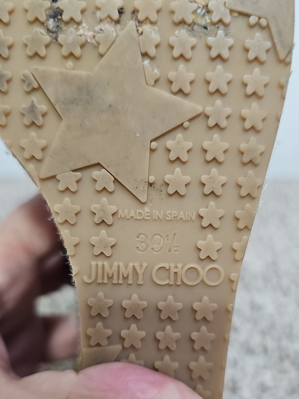 JIMMY CHOO PRISMA VACHETTA CORK WEDGE SANDALS BFPM-07-204 - Picture 11 of 12
